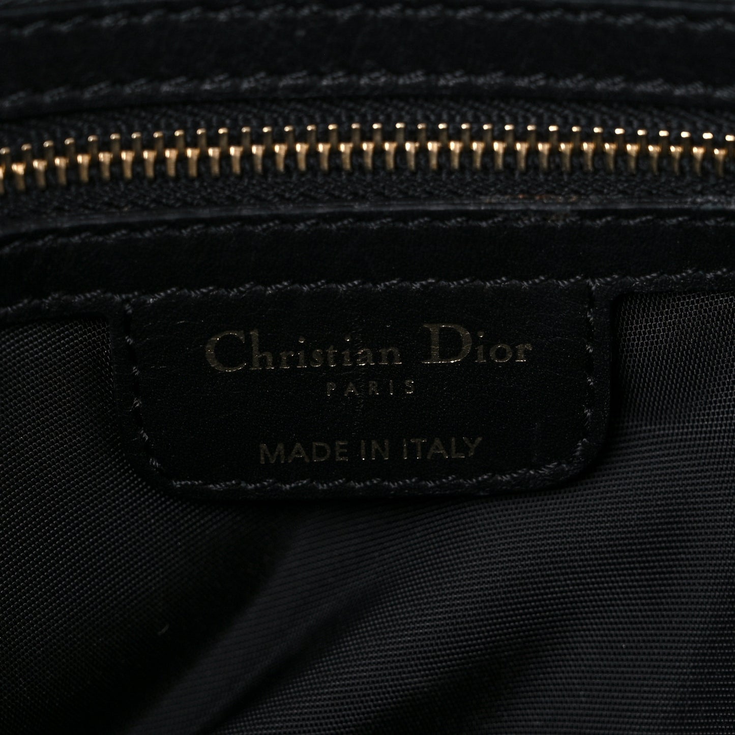 Coated Canvas Cannage Large Dior Soft Shopping Tote Black