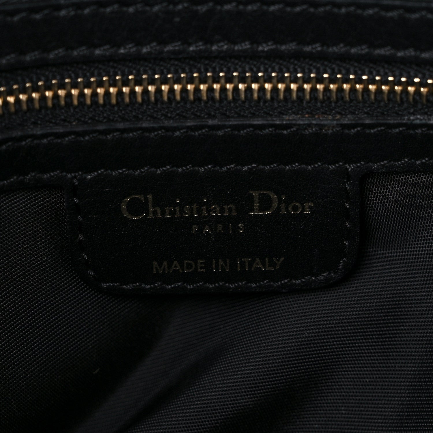 Christian Dior Coated Canvas Cannage Large Dior Soft Shopping Tote Black 6 of 15