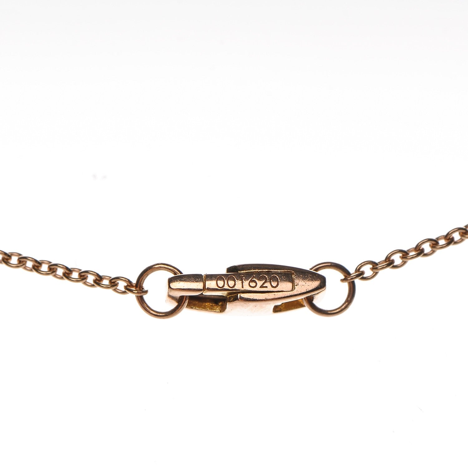 Louis Vuitton 18K Yellow Gold Empreinte Pendant Necklace 8 of 9