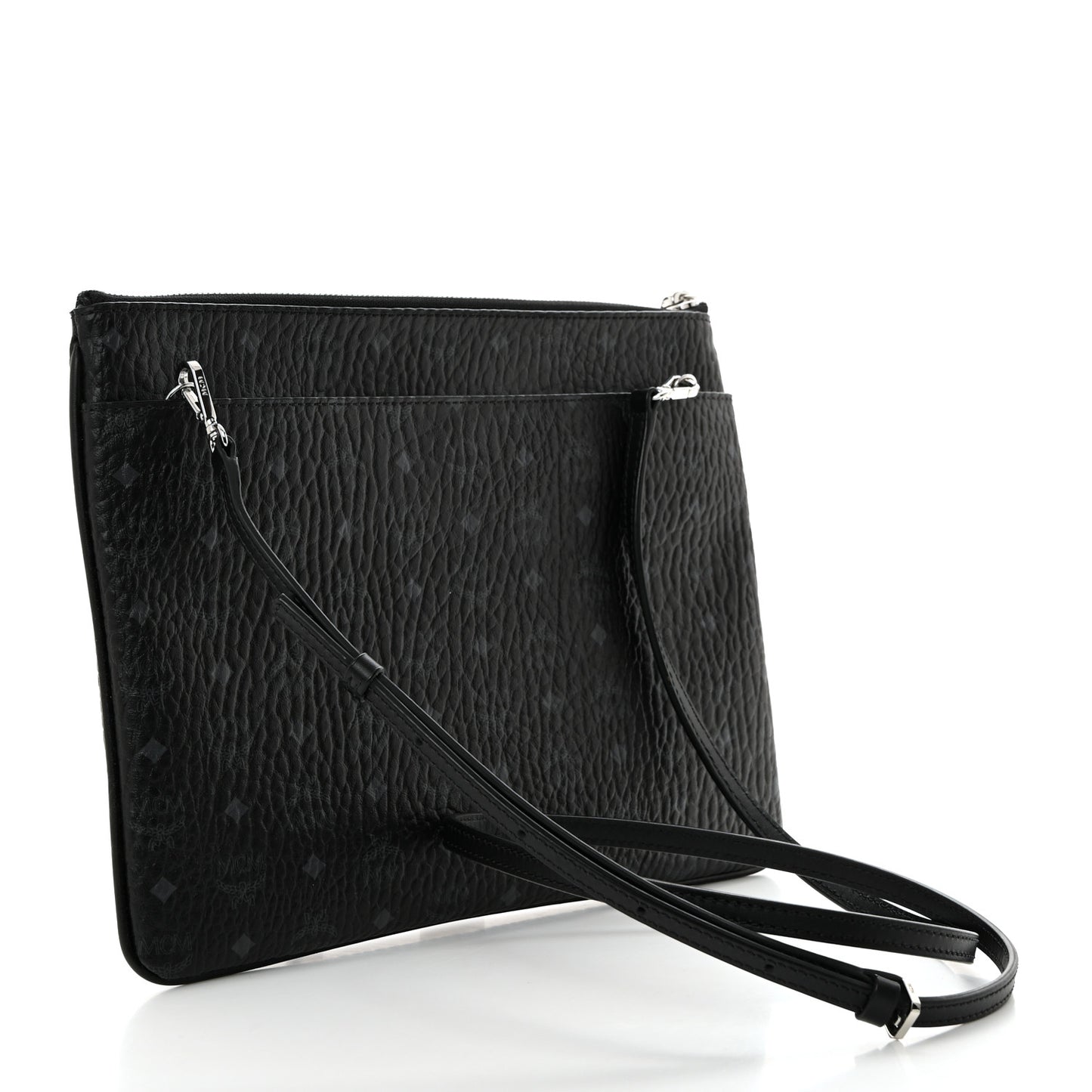 Visetos Medium Crossbody Pouch Black