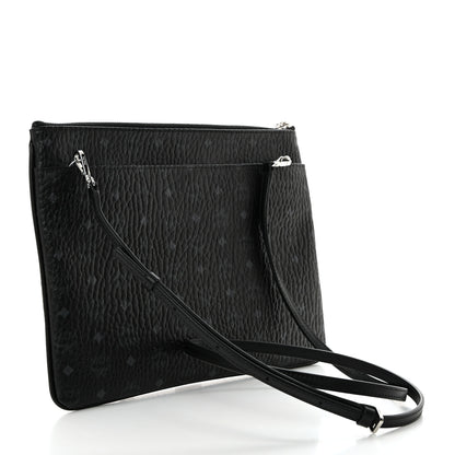 MCM Visetos Medium Crossbody Pouch Black 2 of 11