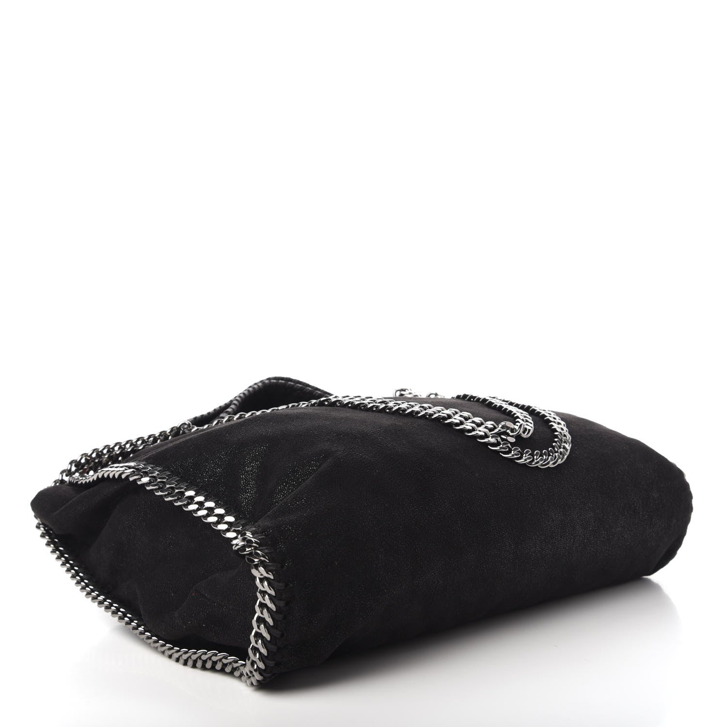 Stella McCartney Shaggy Deer Big Falabella Tote Black 4 of 10