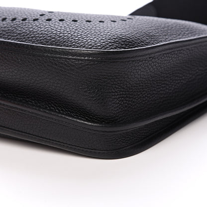 Hermes Taurillon Clemence Evelyne III PM Black 9 of 11
