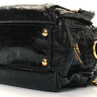 Prada Glace Calf Tote Black 8 of 8