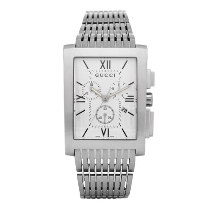 Gucci Stainless Steel 34mm 8600M G-Metro Chronograph Quartz Watch White 1 of 5