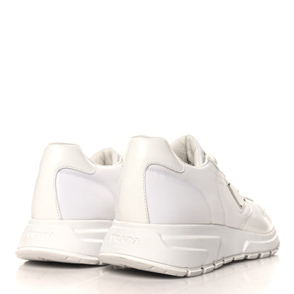 Prada Re-Nylon Spazzolato Triangle Mens Prax 01 45mm Sneakers 8 White 5 of 9