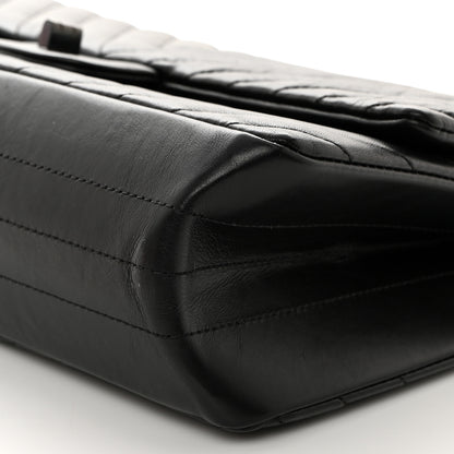 Chanel Aged Calfskin Chevron Quilted 2.55 Reissue 226 So Black 10 of 12