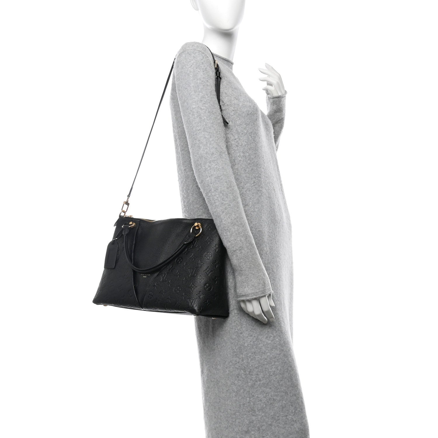 Louis Vuitton Empreinte V Tote MM Black 2 of 16