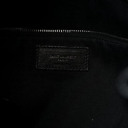 Saint Laurent Crinkled Calfskin Matelasse Monogram Niki Shoulder Bag Black 6 of 10