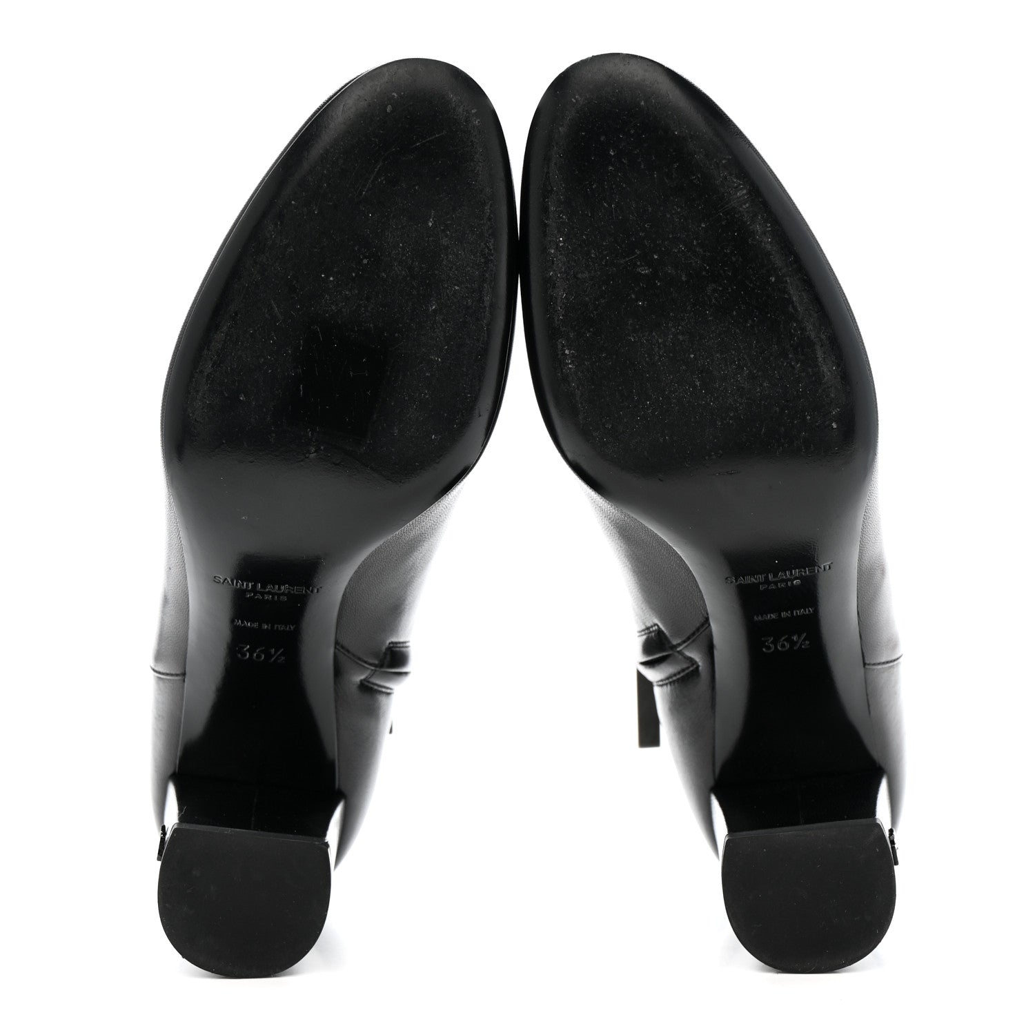 Saint Laurent Nappa Vendome Loulou Ankle Zip Boot 36.5 Black 5 of 11