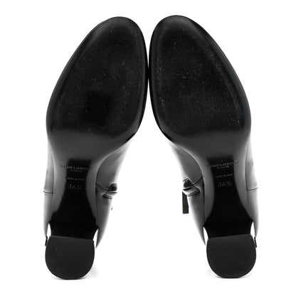 Saint Laurent Nappa Vendome Loulou Ankle Zip Boot 36.5 Black 5 of 11