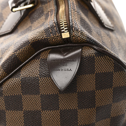 Louis Vuitton Damier Ebene Speedy 30 6 of 9