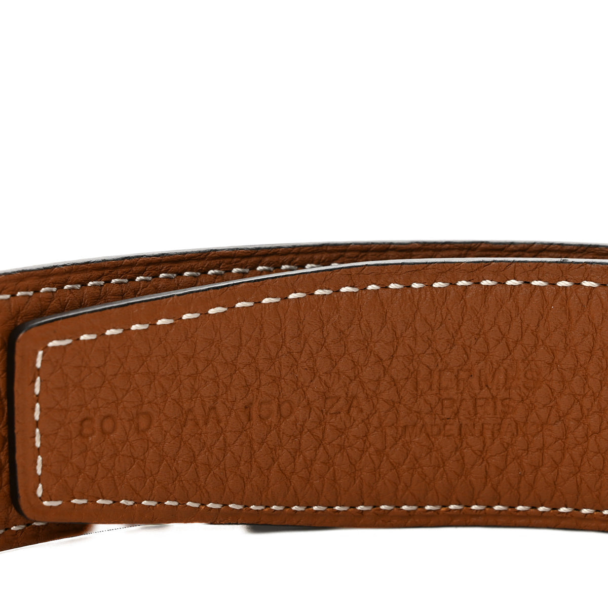 Hermes Box Togo 32mm Belt Strap 80 32 Black Gold 5 of 5