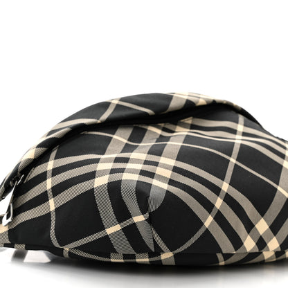 Burberry Check Essential Belt Bag Black Calico 8 of 9