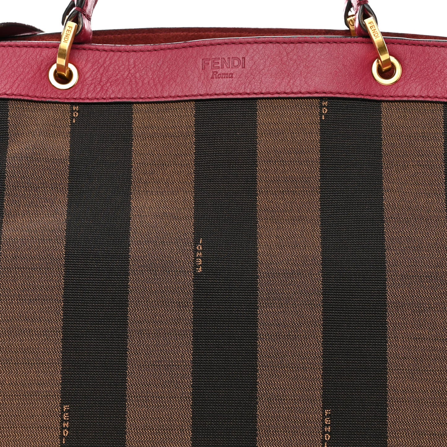 Pequin Vitello Shoulder Tote Tobacco Amarena