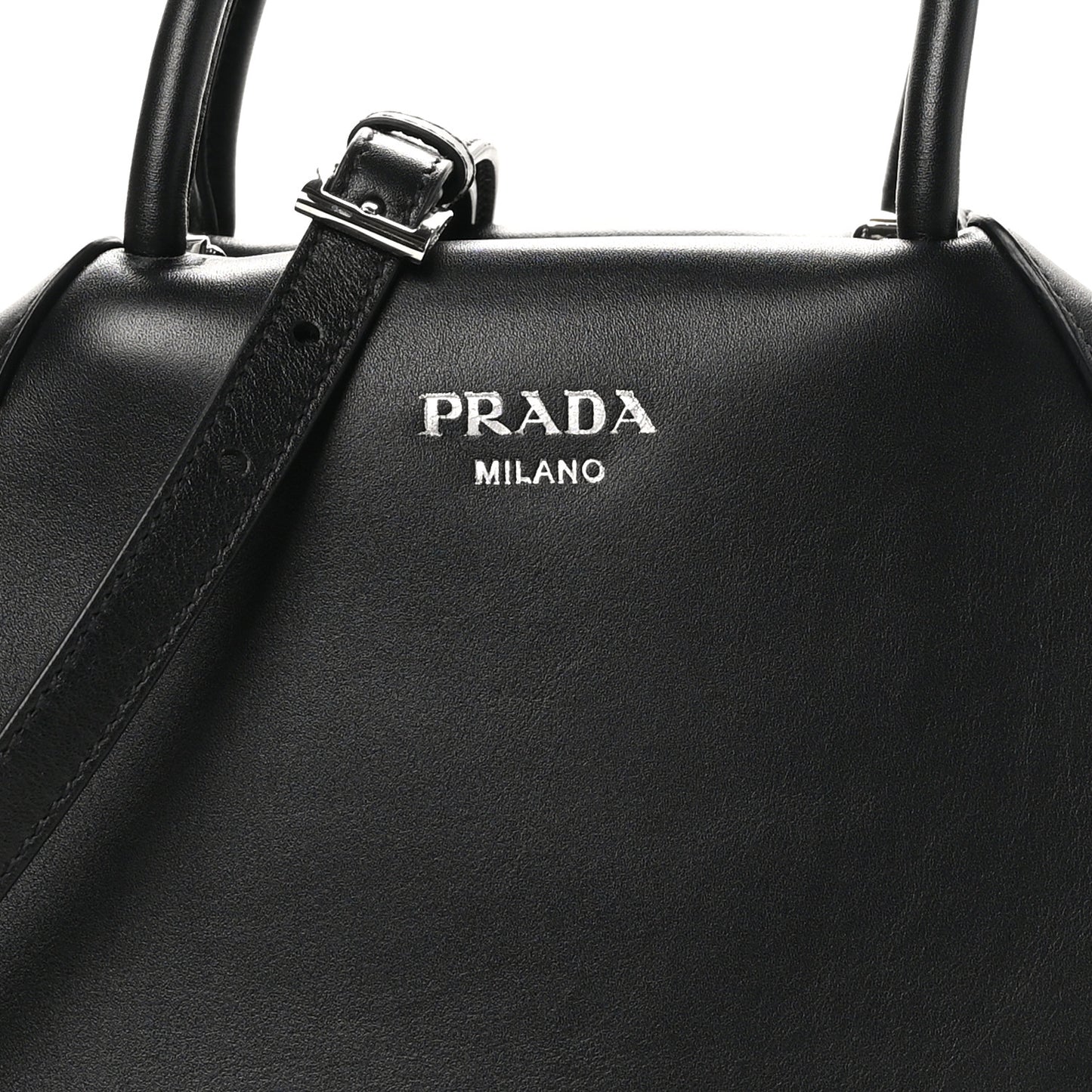 Softy Calfskin Small Supernova Handbag Black