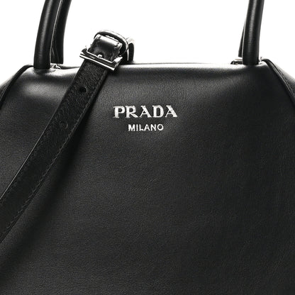 Prada Softy Calfskin Small Supernova Handbag Black 7 of 9