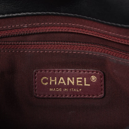 Chanel Calfskin Diamond Debossed Large Cosmos Flap Black 6 of 7
