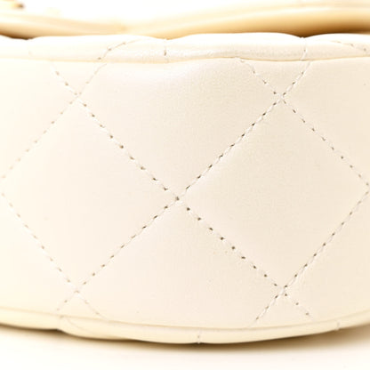 Chanel Iridescent Lambskin Quilted Baywatch Top Handle Flap White 10 of 11
