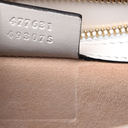 Gucci Calfskin Maxi Sylvie Top Handle Bag White 8 of 8