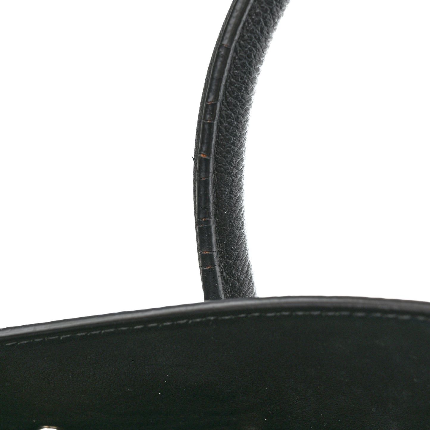 Grained Calfskin Small Sac De Jour Black