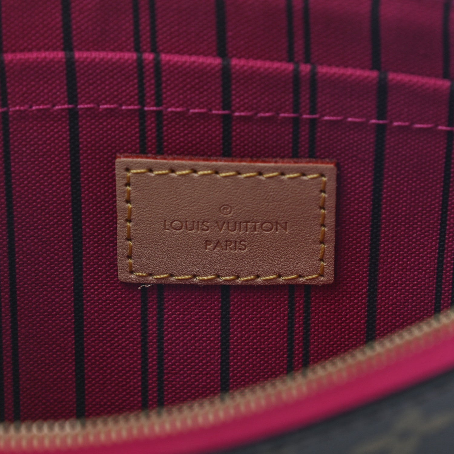 Louis Vuitton Monogram Neverfull MM GM Pochette Pivoine 6 of 7