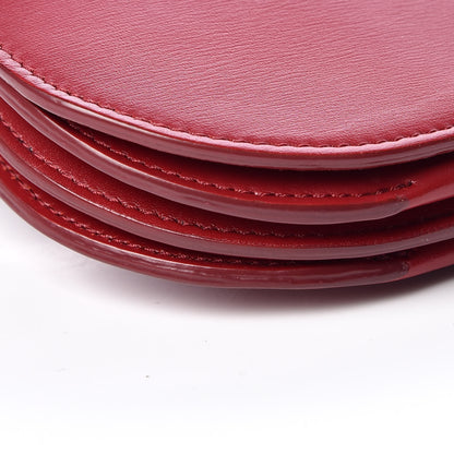 Celine Box Calfskin Multifunction Strap Wallet Coquelicot 9 of 10