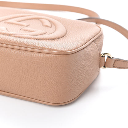 Gucci Pebbled Calfskin Small Soho Disco Bag Camelia 8 of 8