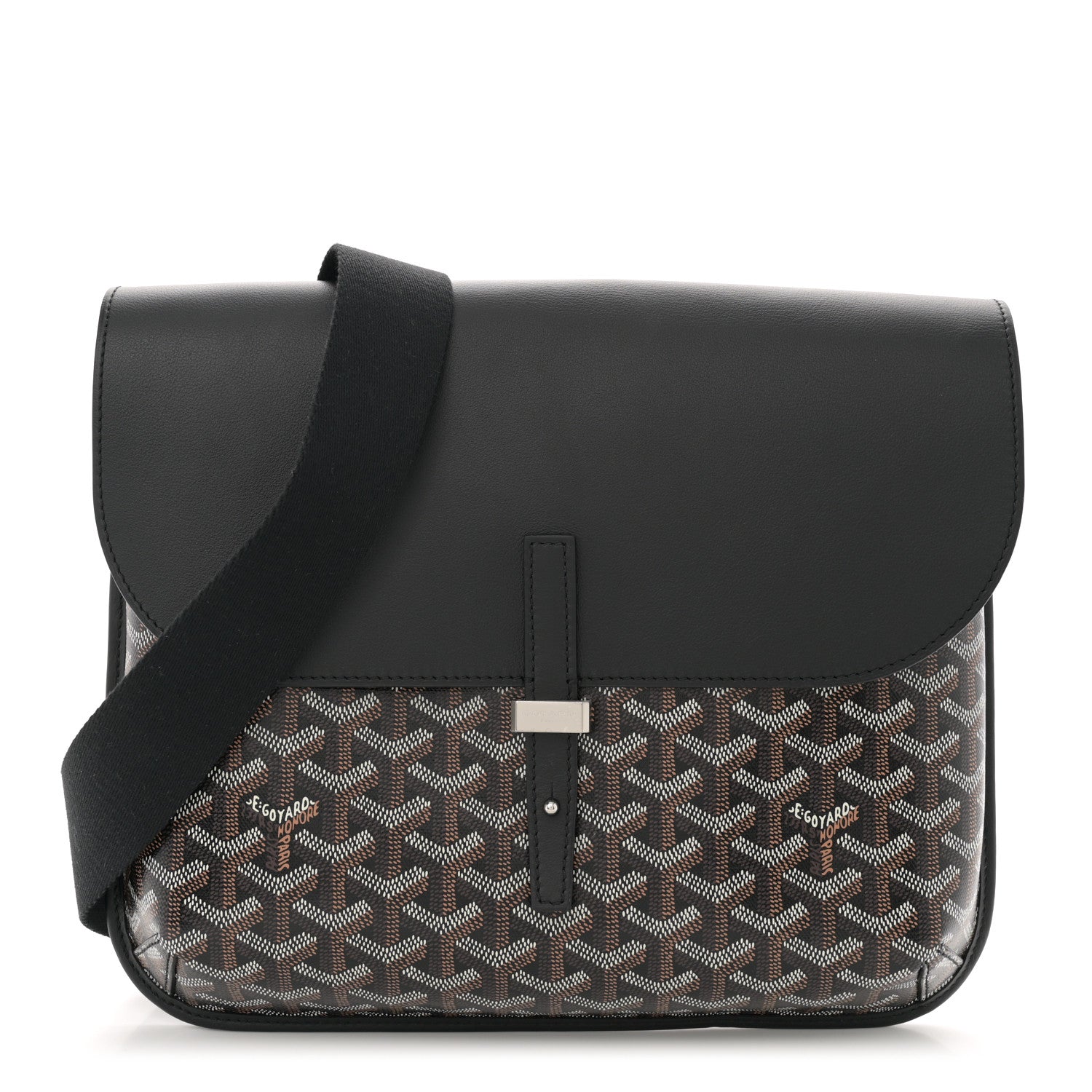 Goyard Goyardine Coursier Messenger Bag Black 1 of 9