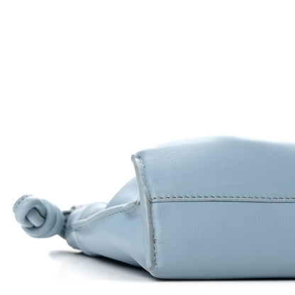 Loewe Calfskin Flamenco Mini Knot Bag Dusty Blue 9 of 14