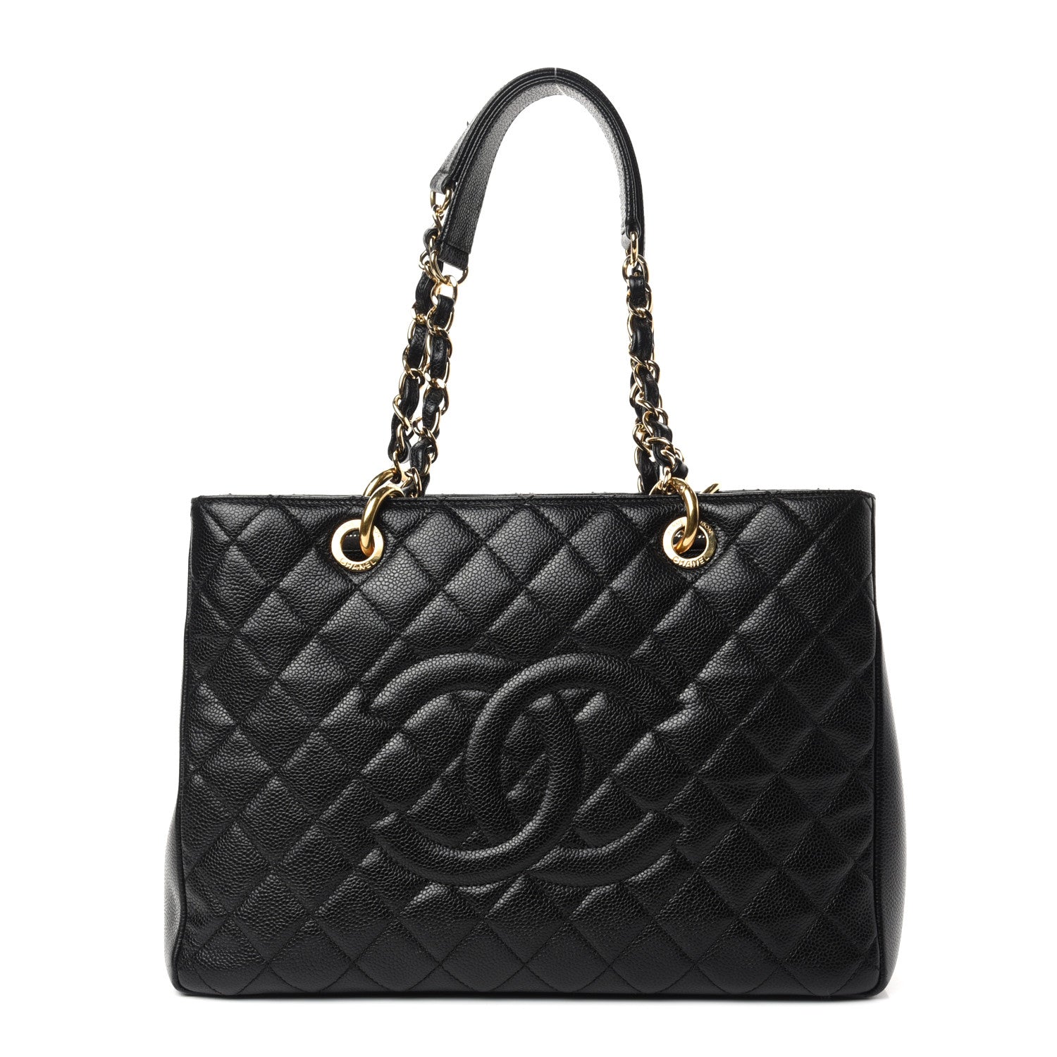 Chanel Caviar Quilted Grand Shopping Tote GST Black 1 of 10