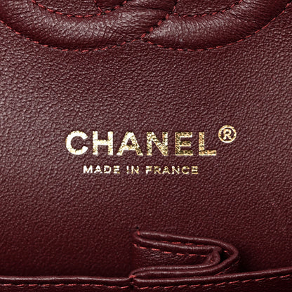 Chanel Lambskin Quilted Medium Double Flap Black 6 of 16