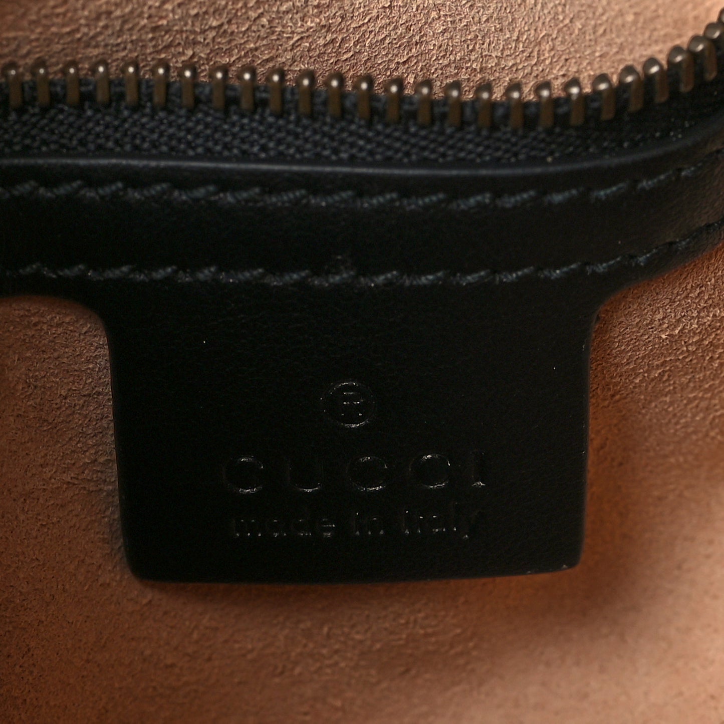 Calfskin Matelasse Small GG Marmont Shoulder Bag Black