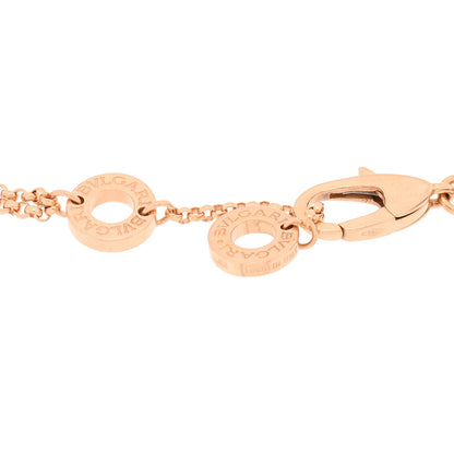 Bulgari 18K Rose Gold Mother of Pearl Malachite Black Onyx Carnelian Divas' Dream Bracelet 3 of 3