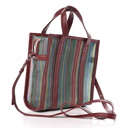 Balenciaga Mesh Agneau Arena XS Bazar Shopper Tote Green Multicolor 3 of 11