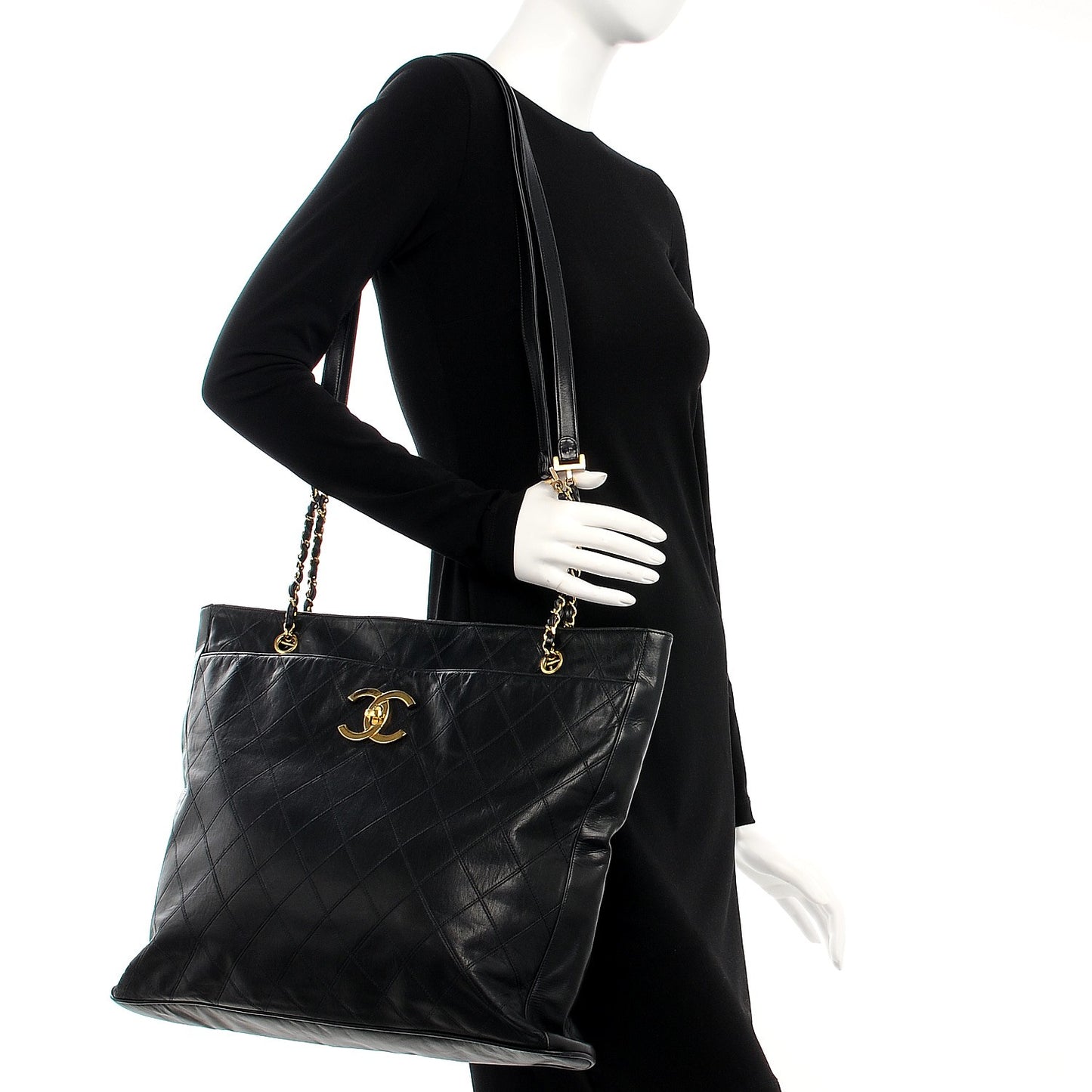 Lambskin Tote Black