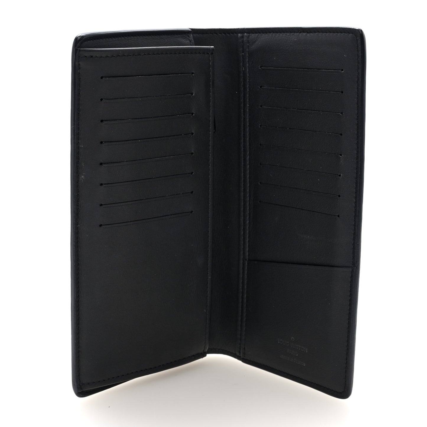 Calfskin Monogram Shadow Brazza Wallet Black