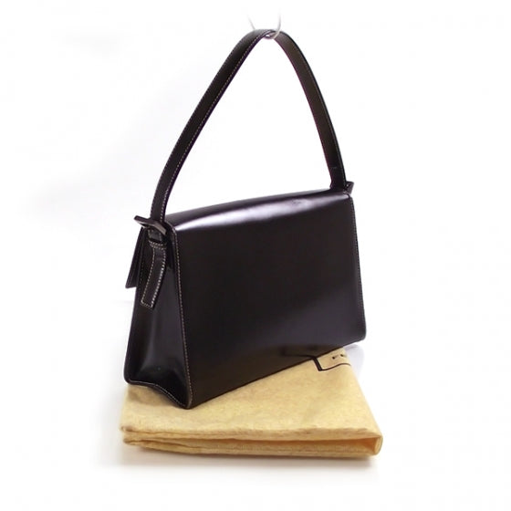 Fendi Leather Baguette Bag Black 3 of 13