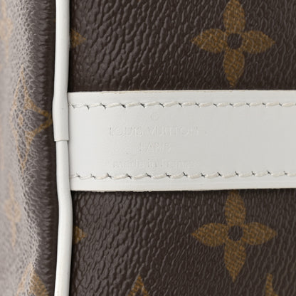 Louis Vuitton Monogram LV Match Speedy Bandouliere 25 White 6 of 12