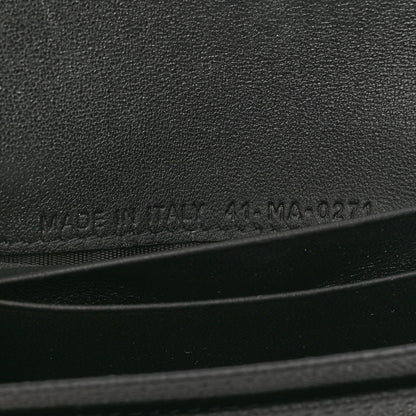 Christian Dior Grained Calfskin Saddle Card Holder Black 7 of 7