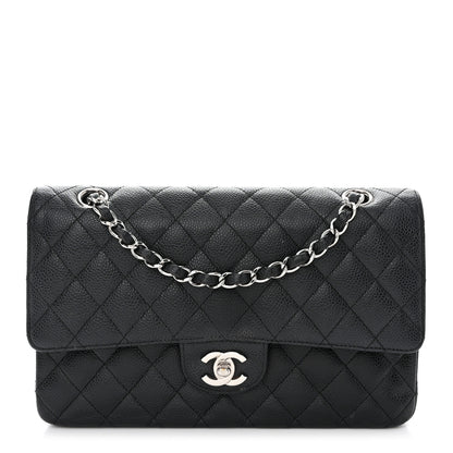 Chanel Caviar Quilted Medium Double Flap Black 1 of 14