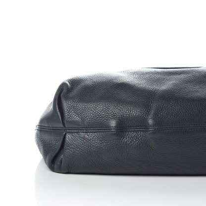 Gucci Pebbled Calfskin Large Soho Hobo Dark Blue 5 of 12