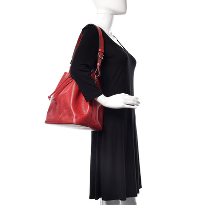 Louis Vuitton Epi Petit Noe Castillan Red 2 of 11