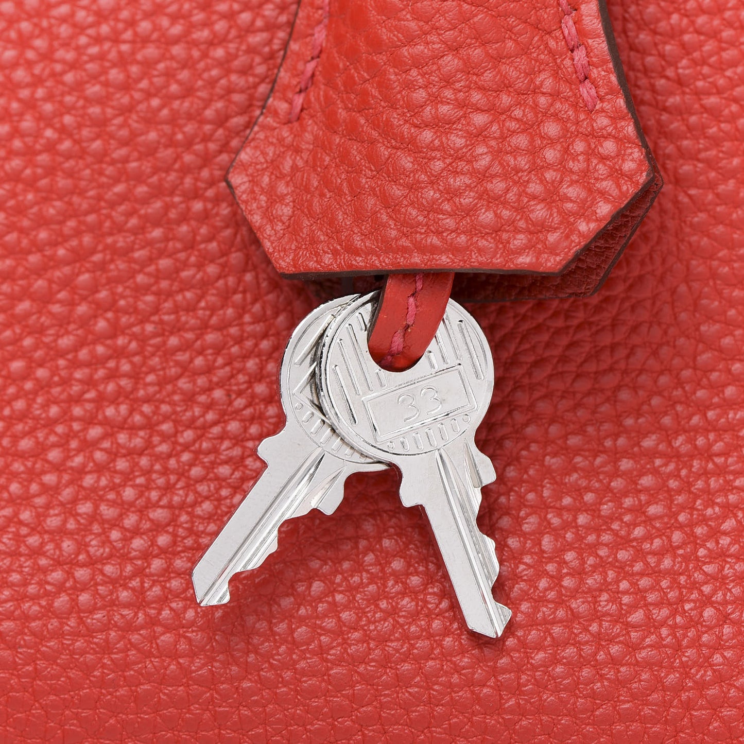 Togo Birkin 35 Vermillion