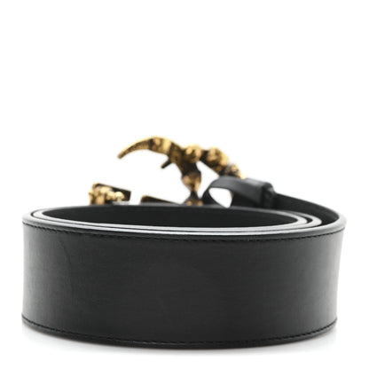 Gucci Calfskin Crystal Double G 40mm Belt 80 32 Black Multicolor 2 of 4