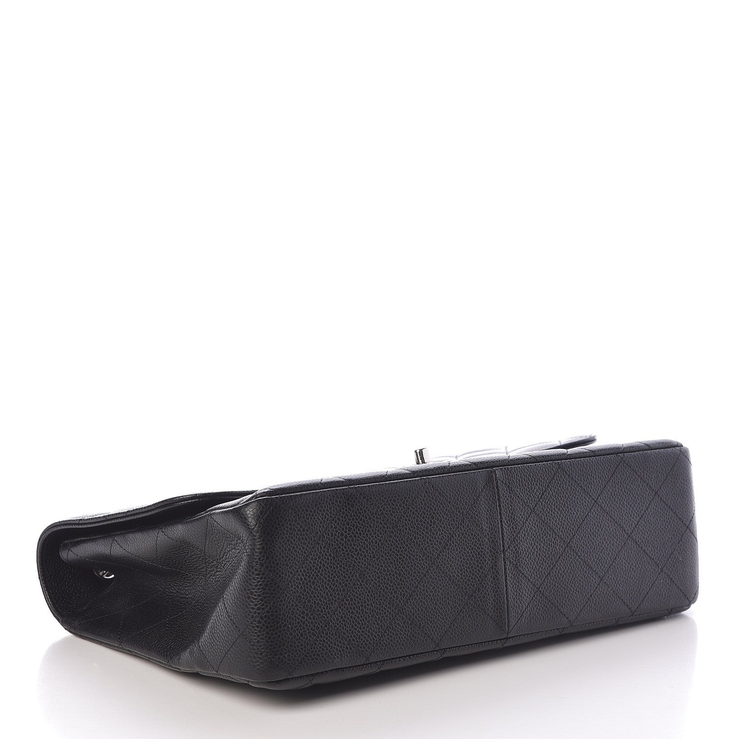 Chanel Caviar Quilted Jumbo Single Flap Black 4 of 10