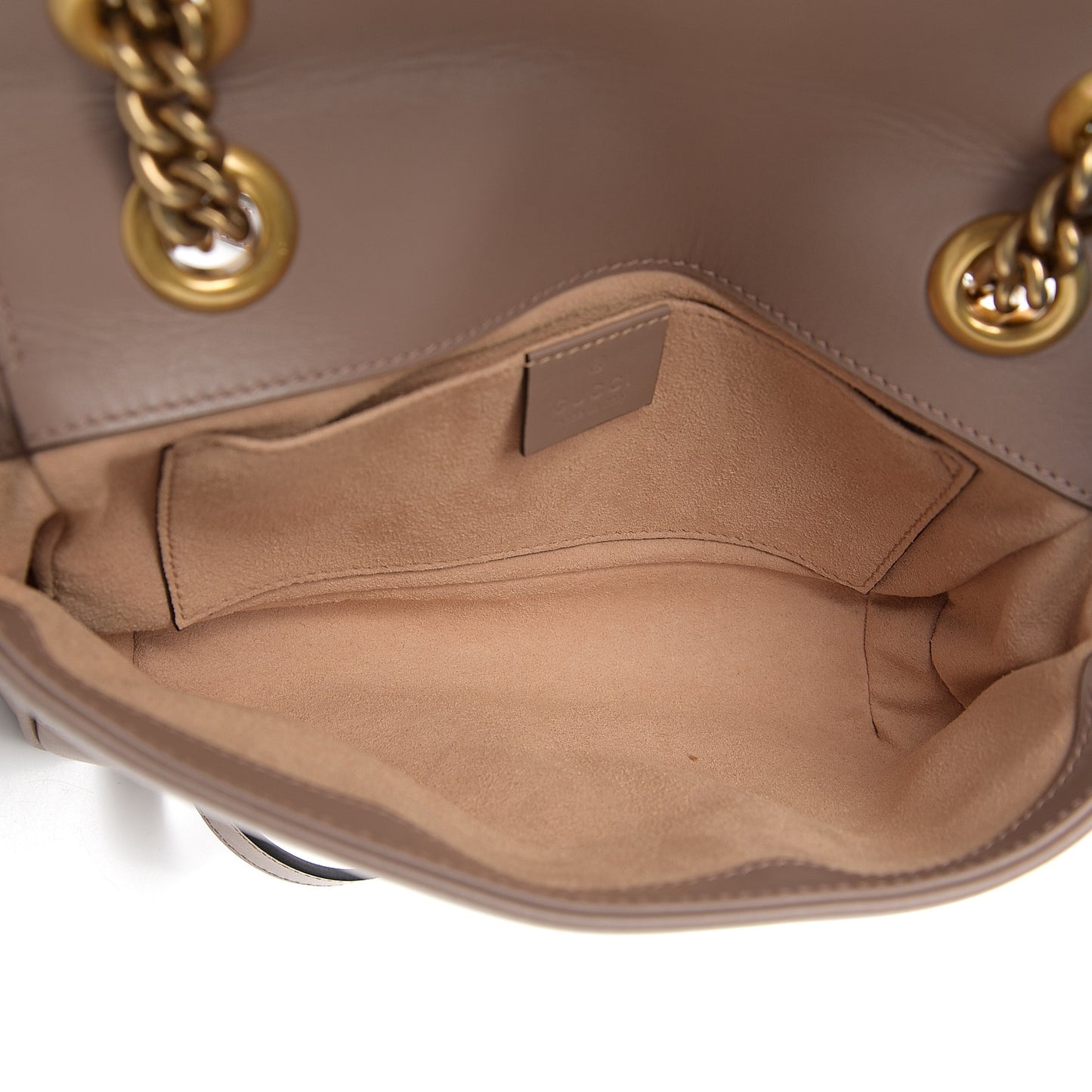 Calfskin Matelasse Mini GG Marmont Shoulder Bag Porcelain Rose