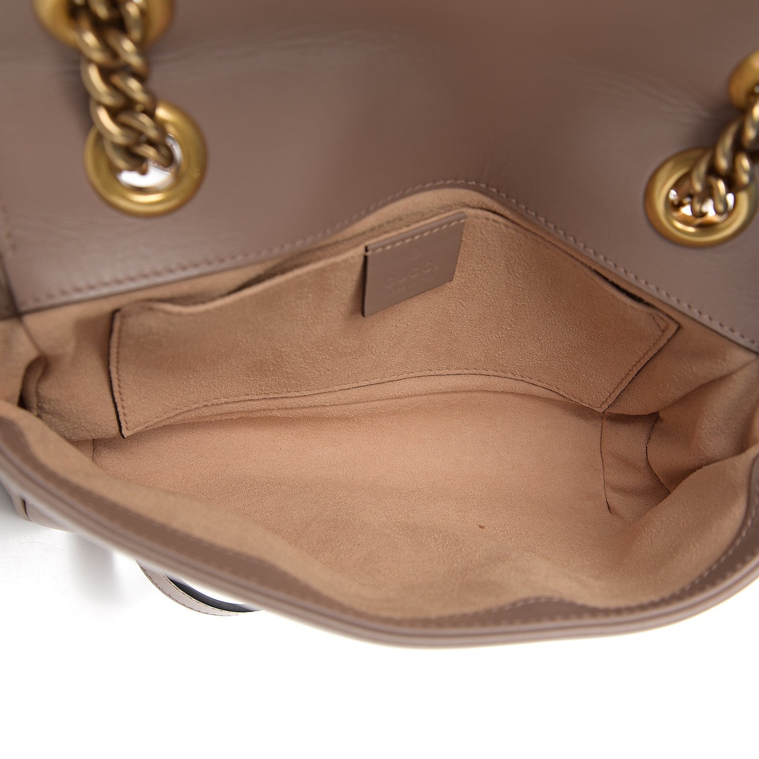 Gucci Calfskin Matelasse Mini GG Marmont Shoulder Bag Porcelain Rose 4 of 10