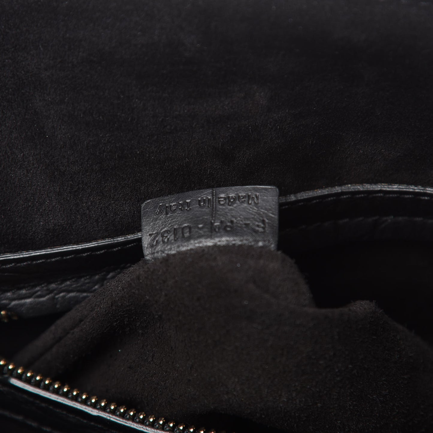 Calfskin Crocodile Embossed Medium Phantom Luggage Black