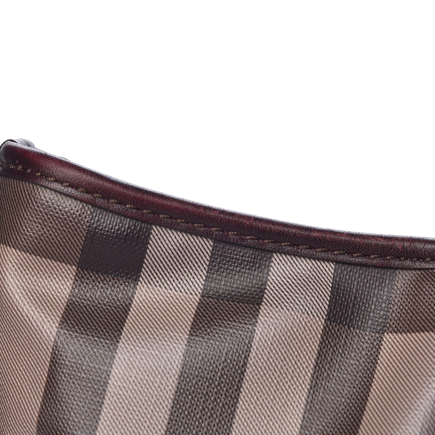 Burberry Smoked Check Hartham Shoulder Bag Chocolate 10 of 16